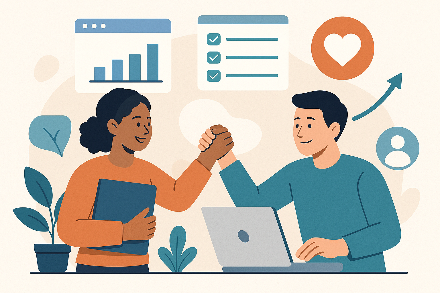 Grow Together Illustration